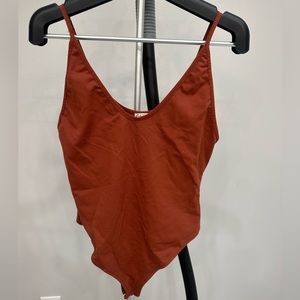 Free People Intimates Brown Bodysuit